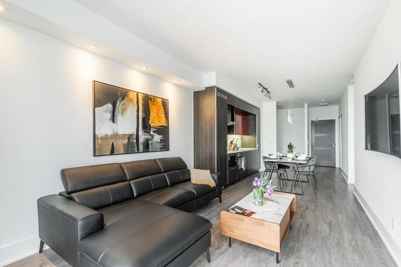 تورونتو Stylish 1Br + Office Condo - Cn Tower View شقة
