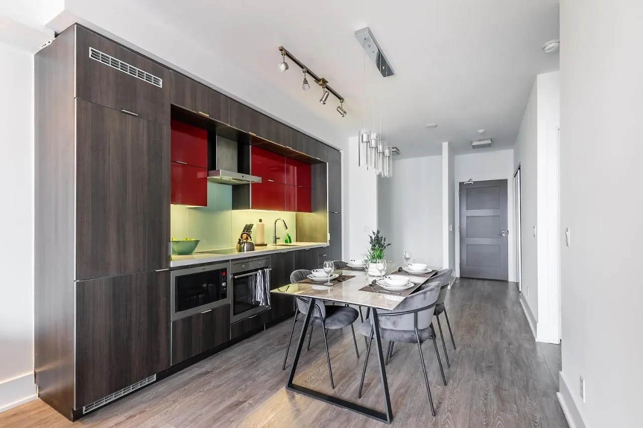 Appartement Stylish 1Br + Office Condo - Cn Tower View Toronto Canada